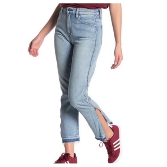 Hudson Holly High Waist Side Zipper Straight Leg Jeans size 25 - Picture 6 of 17